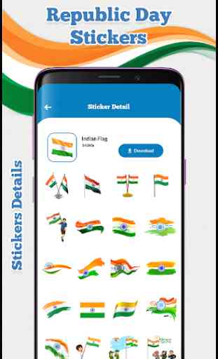 Republic Day Stickers for Whatsapp New 2