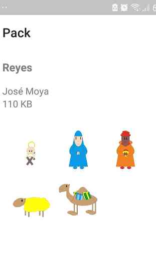 Reyes Magos Sticker App 1