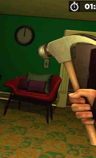 Scary Grandpa Horror Game: Granny House Escape 3D 2