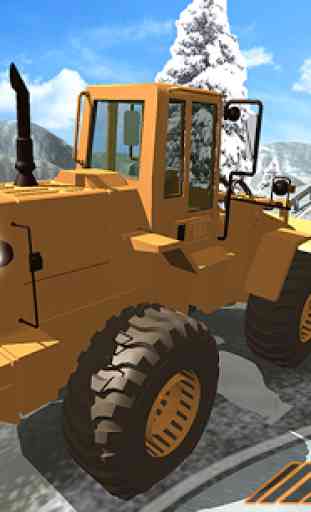 Snow Excavator Dredge Simulator - Rescue Game 2