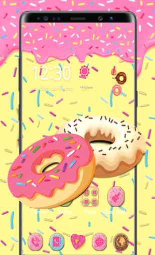 Sweet Creamy Yummy Donuts Theme 2