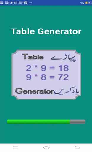 Table Generator 2