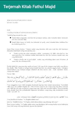 Terjemah Kitab Fathul Majid 2