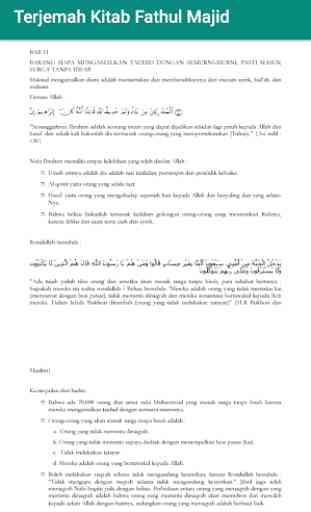 Terjemah Kitab Fathul Majid 4