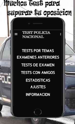 Test para la oposición a la Policía Nacional 1