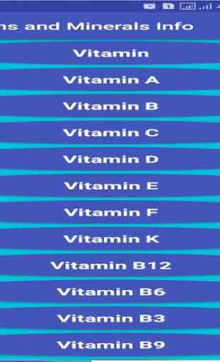 Vitamins and Minerals Information 4