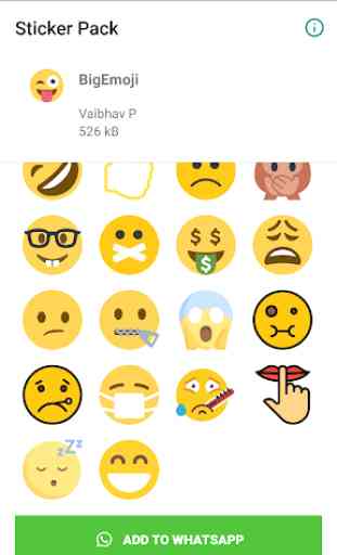 WAStickerApps Large Emoji Stickers for WhatsApp 1