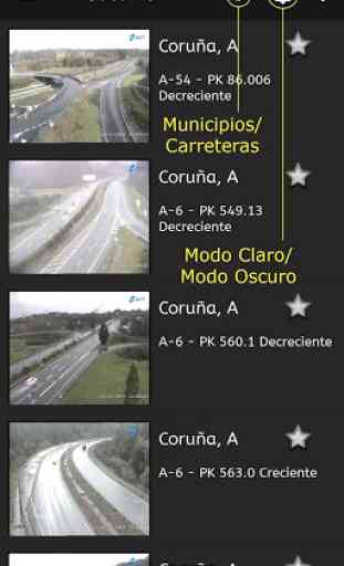 Webcams: Cámaras DGT carreteras autopistas. España 3