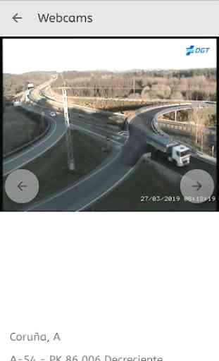 Webcams: Cámaras DGT carreteras autopistas. España 4