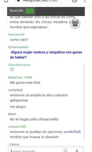 WebyChat: Chat de España 2