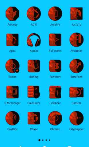 Wicked Red Orange Icon Pack ✨Free✨ 2