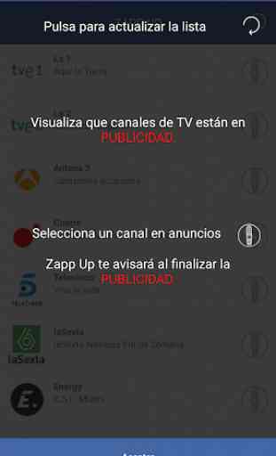 Zapp Up - Guía Anuncios TV 3