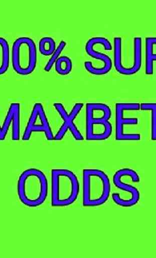 100% SURE MAXBETS ODDS 1