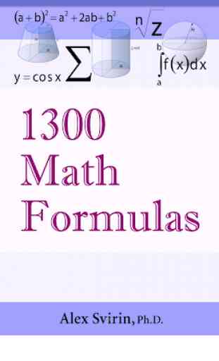 1300 Math Formulas 1