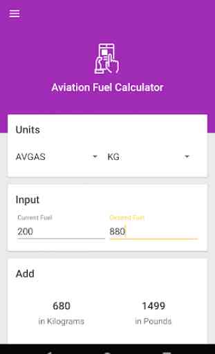 2P Aviation Fuel Calculator 1