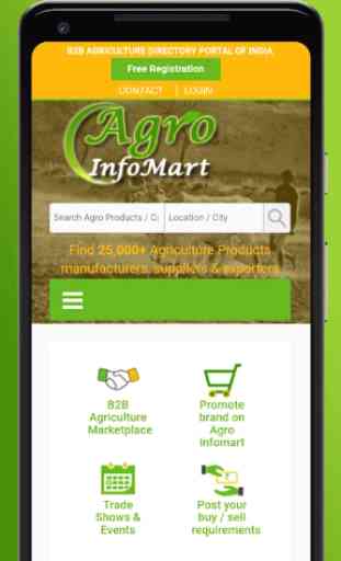 Agro infomart : Agriculture B2B Portal of India 2
