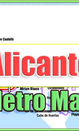 Alicante Metro Map Offline 1