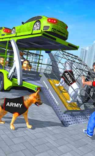 Army Cars Transport: Army Transporter Games 1