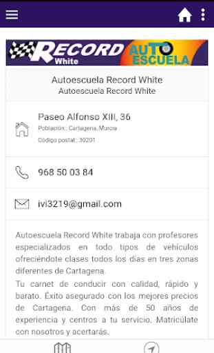 Autoescuela Record White 3
