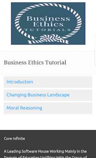 Business Ethics Tutorials 1
