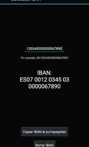 Calculador IBAN (España) 2