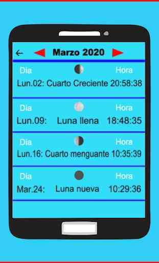 Calendario Lunar 2019-Fases de la Luna 4