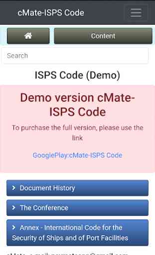 cMate-ISPS Code (Demo) 1