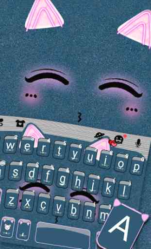 Cute Cat Smile Tema de teclado 2