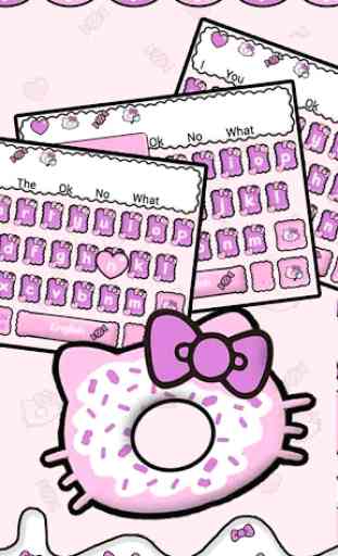 Cute Kitty Donut Keyboard 3