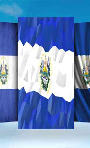 El Salvador Flag Wallpaper 3