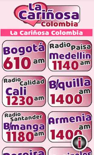 Emisoras La Cariñosa de Colombia 2