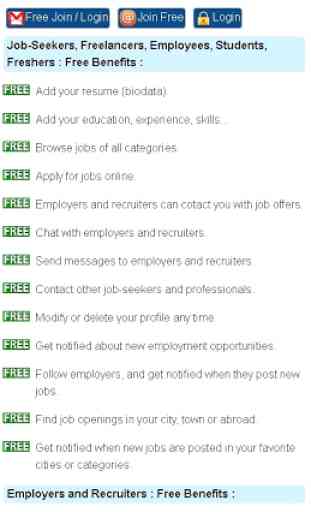Free Jobs : Find Jobs, or, Post Job Offers 1