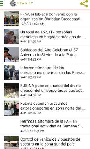 Fuerzas Armadas de Honduras TV 3