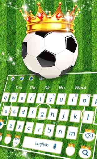Fútbol Copa Mundial teclado tema 2