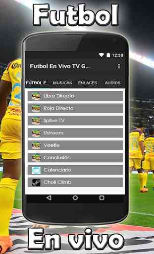 Futbol TV en Vivo Gratis - Canales de Futbol Guia 1