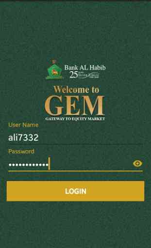Gateway to Equity Market (GEM) - Bank AL Habib Ltd 1