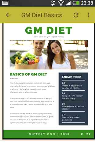 GM Diet Guide. 2