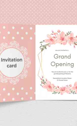 Grand Opening Invitation Card Maker 2