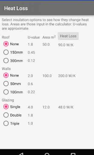 Heat Loss Calculator 4