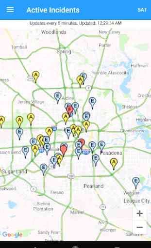 Houston Incident Map 1