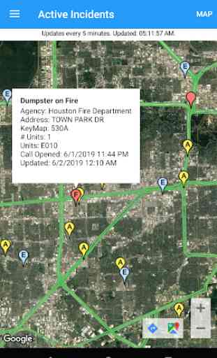 Houston Incident Map 3