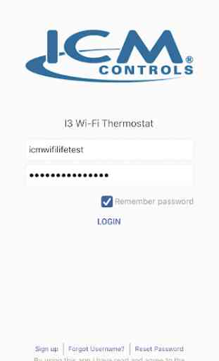 ICM I3 Thermostat 1