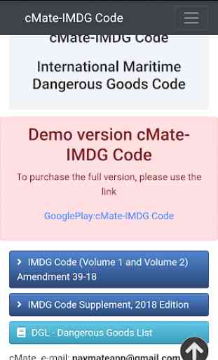 IMDG Code (Demo) Dangerous goods 1