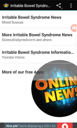 Irritable Bowel Syndrome News 1