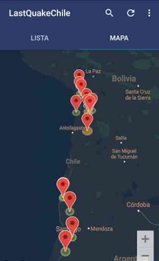 LastQuakeChile - Sismos en Chile 3