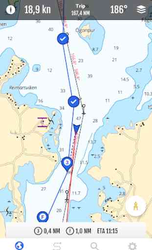 Loisto Mariner | Navigation and maps 1