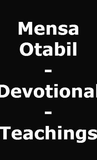 Mensa Otabil Devotional 1