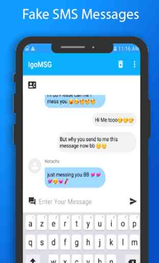Mensajes SMS falsos - IgoMsg 2