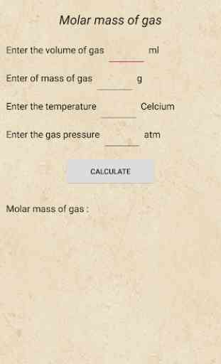 Molar Mass Of Gas 1