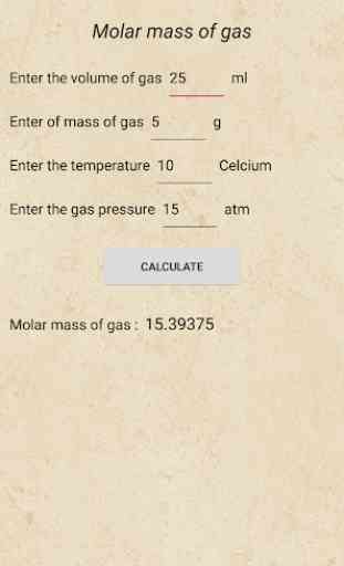 Molar Mass Of Gas 2